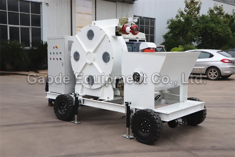 Gaodetec GCP40H-E 45m3/h Electric Squeeze type peristaltic concrete pump for sale
